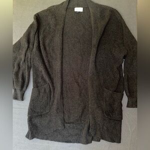 Universal Thread Oversized Knit Cardigan Sweater Gray